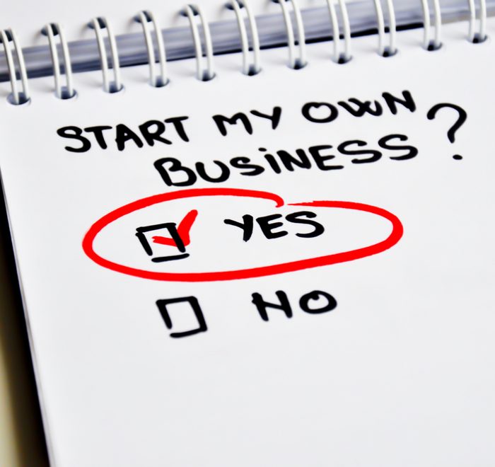 Say yes to starting your own business